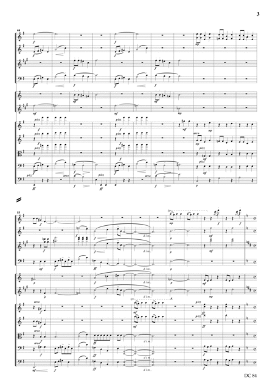 Polish Dances - score only Full Orchestra scores gallery preview page 3