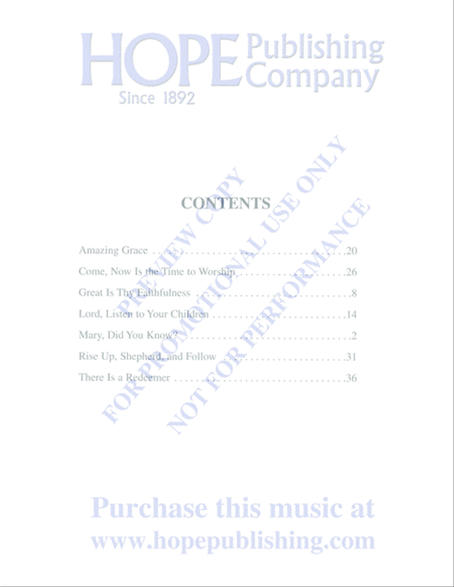 Seven Sacred Vocal Solos High Voice scores gallery preview page 4