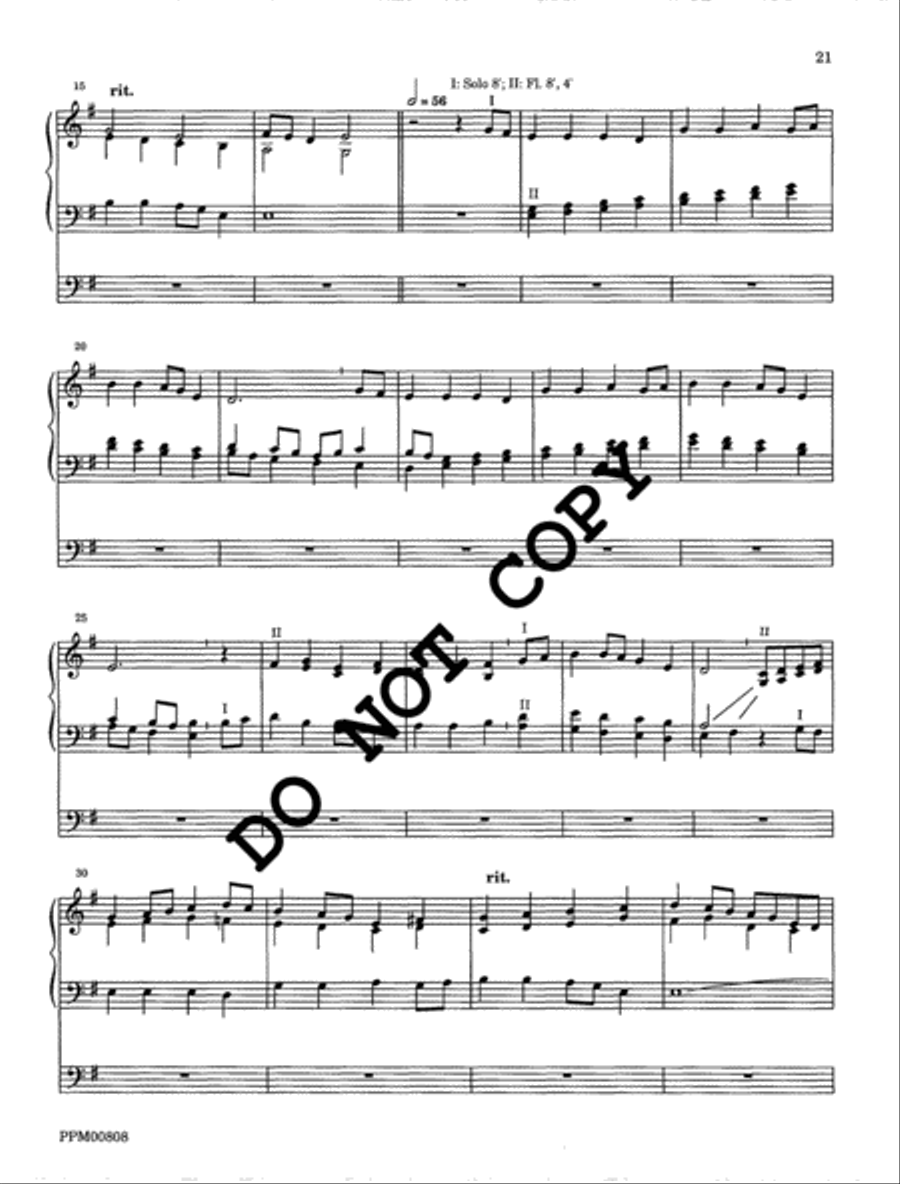 I Sing the Almighty Power of God: Organ Voluntaries on the Hymn Tunes of Ralph Vaughan Williams Volume I Organ scores gallery preview page 22