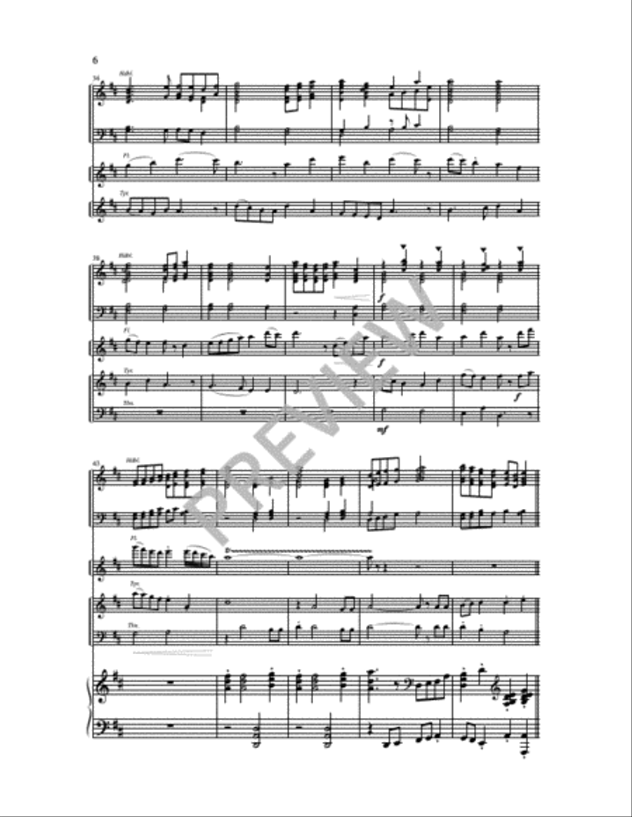 Alleluia, Sing Noel! 4-Part scores gallery preview page 6