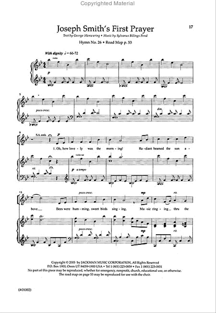 Hymnplicity Ward Choir - Book 6 4-Part scores gallery preview page 4