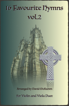 Book cover for 16 Favourite Hymns Vol.2 for Violin and Viola Duet