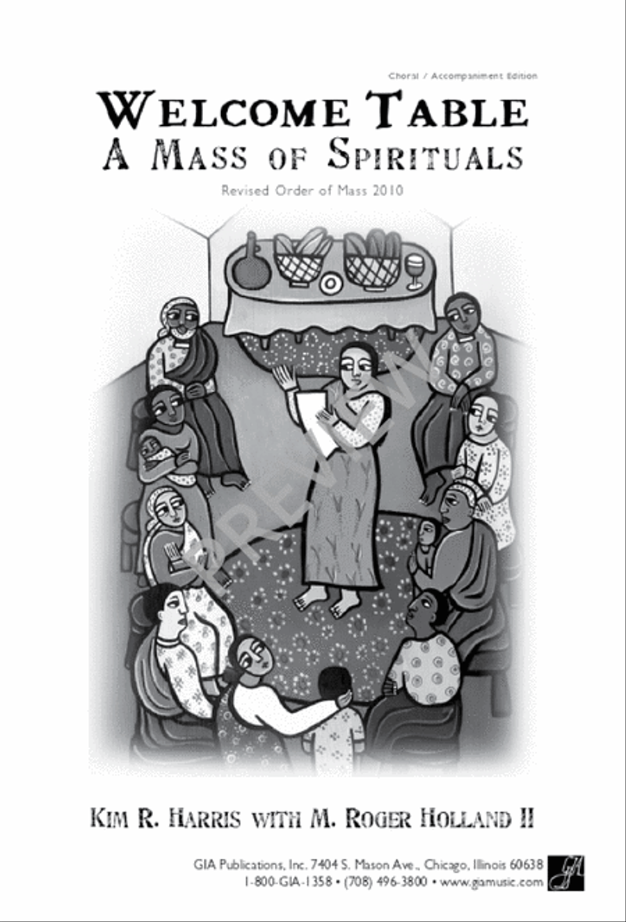 Welcome Table: A Mass of Spirituals - Assembly edition Unison Choir scores gallery preview page 2