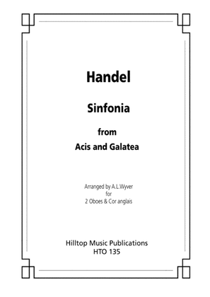 Sinfonia from Acis and Galatea arr. two oboes and english horn