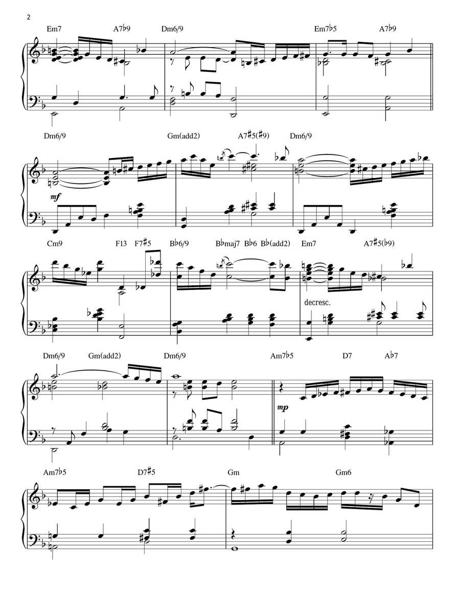 Anouman (arr. Brent Edstrom) Piano Solo scores gallery preview page 2