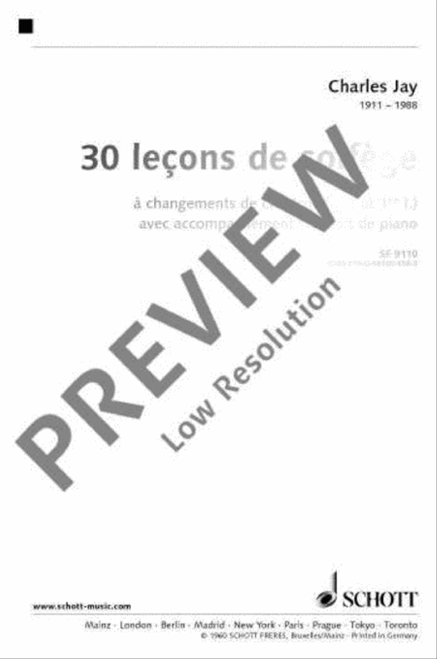 30 leçons de solfège Voice Solo scores gallery preview page 2