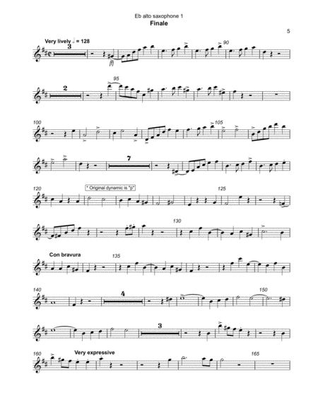 Concert Piece for 4 instruments (Robert Schumann) - arranged for saxophone quartet