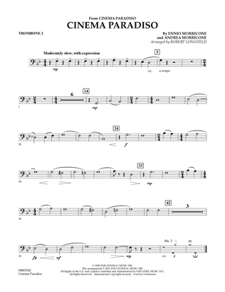 Cinema Paradiso (Flexible Solo with Band) - Trombone 2