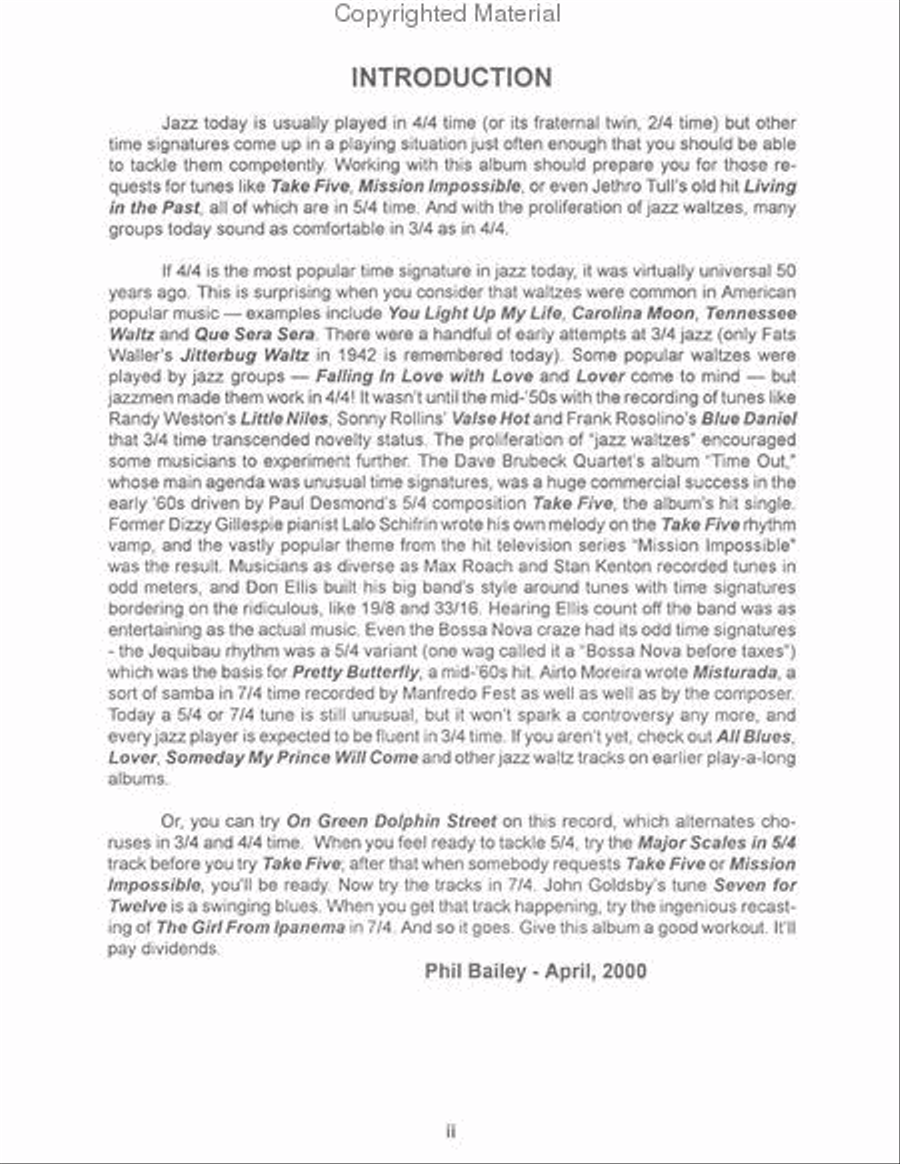 Volume 90 - Odd Times - Unusual Time Signatures Voice scores gallery preview page 3