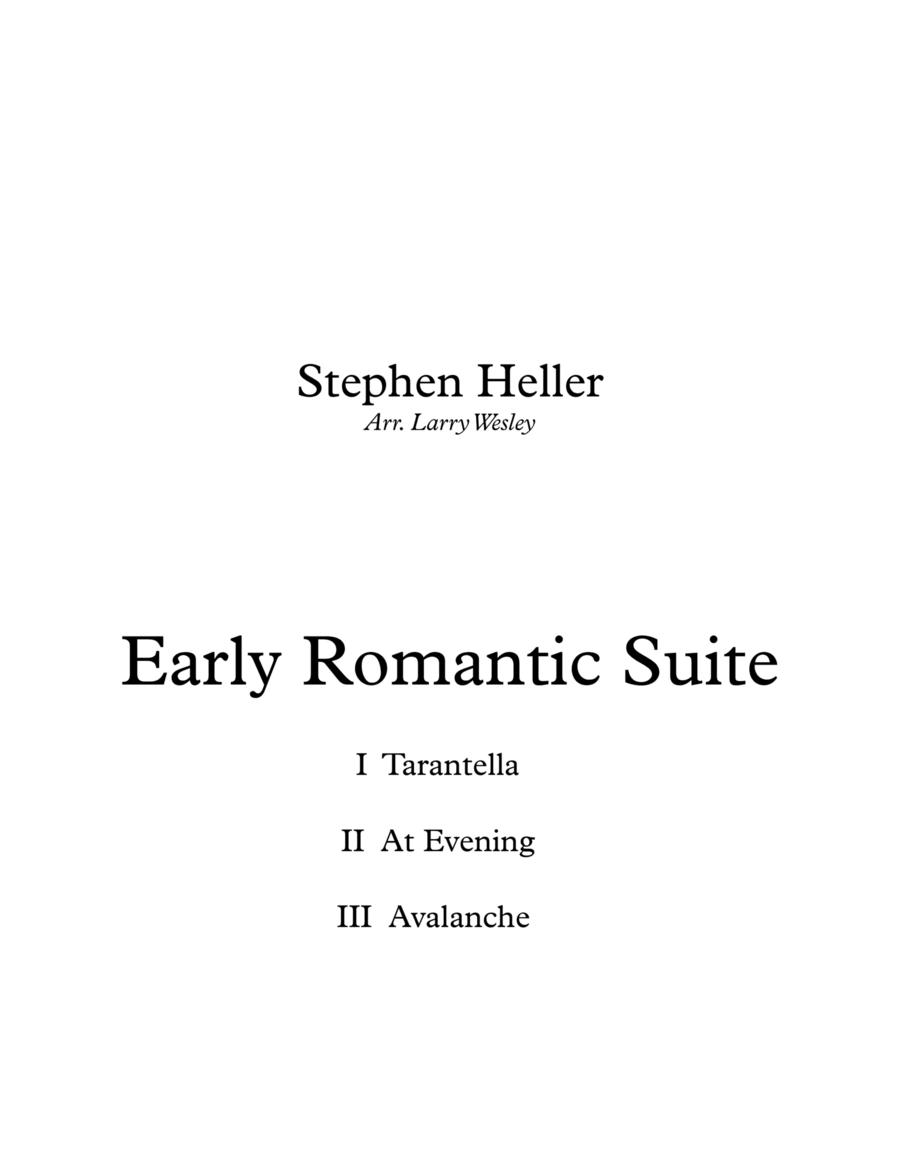 Early Romantic Suite for mixed ensemble image number null