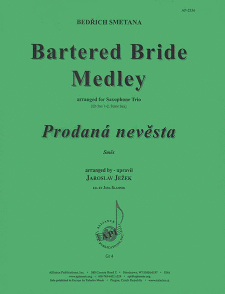 Bartered Bride Medley - Sax 3