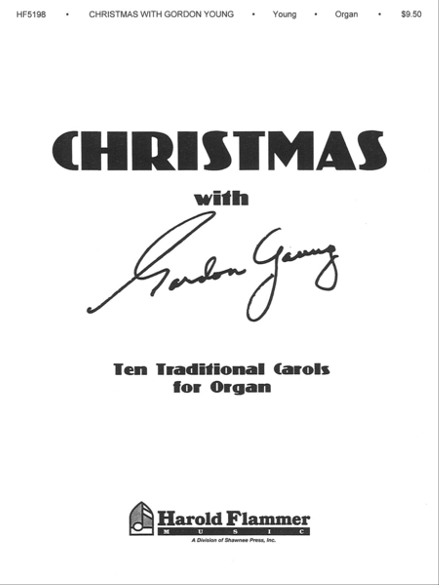 Christmas with Gordon Young Organ scores gallery preview page 1