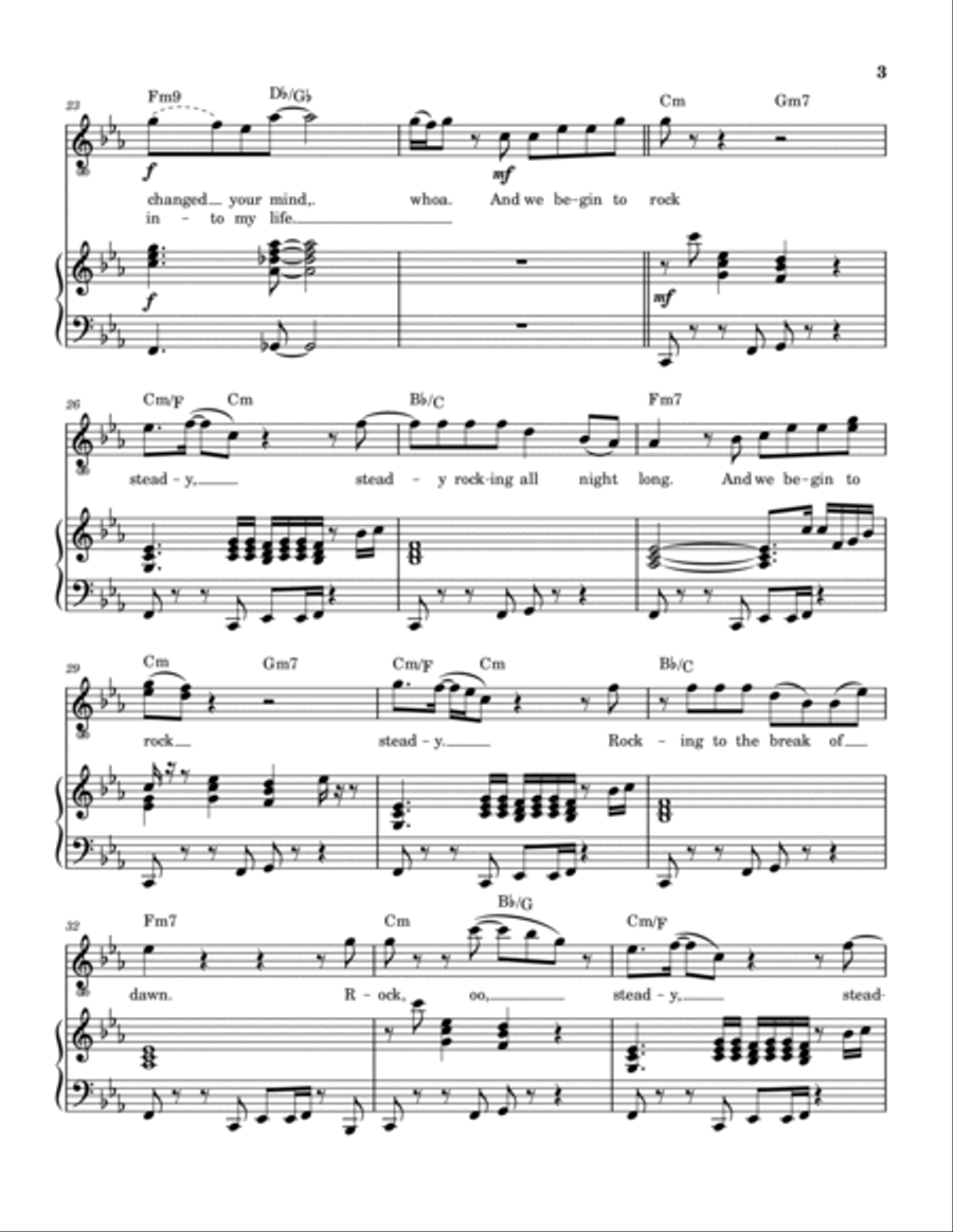 Rock Steady Piano, Vocal, Guitar scores gallery preview page 4