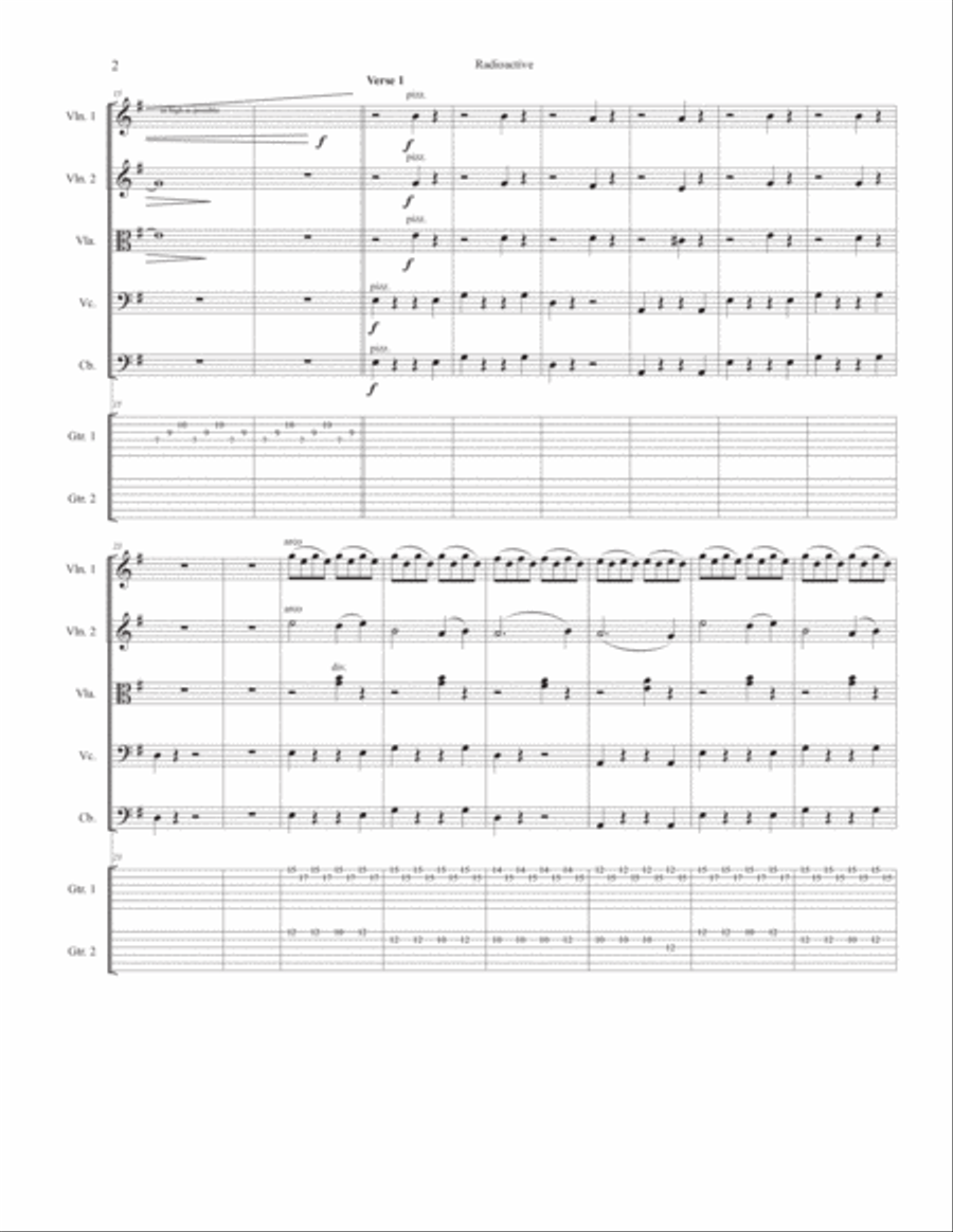 Radioactive String Orchestra scores gallery preview page 3