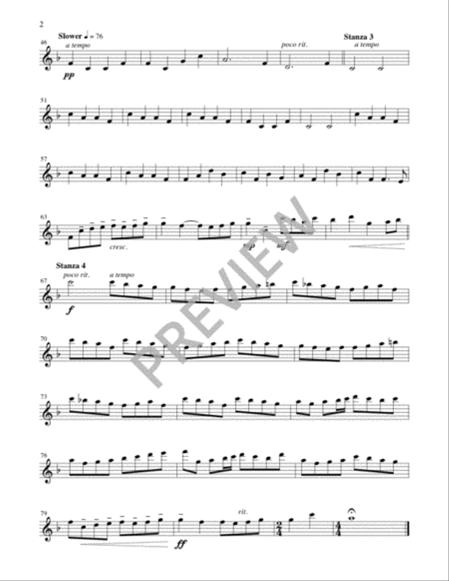 Once in Royal David's City - Instrument edition 3-Octaves scores gallery preview page 2
