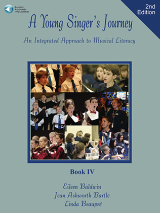 Book cover for A Young Singer's Journey Workbook 4 2nd Edition