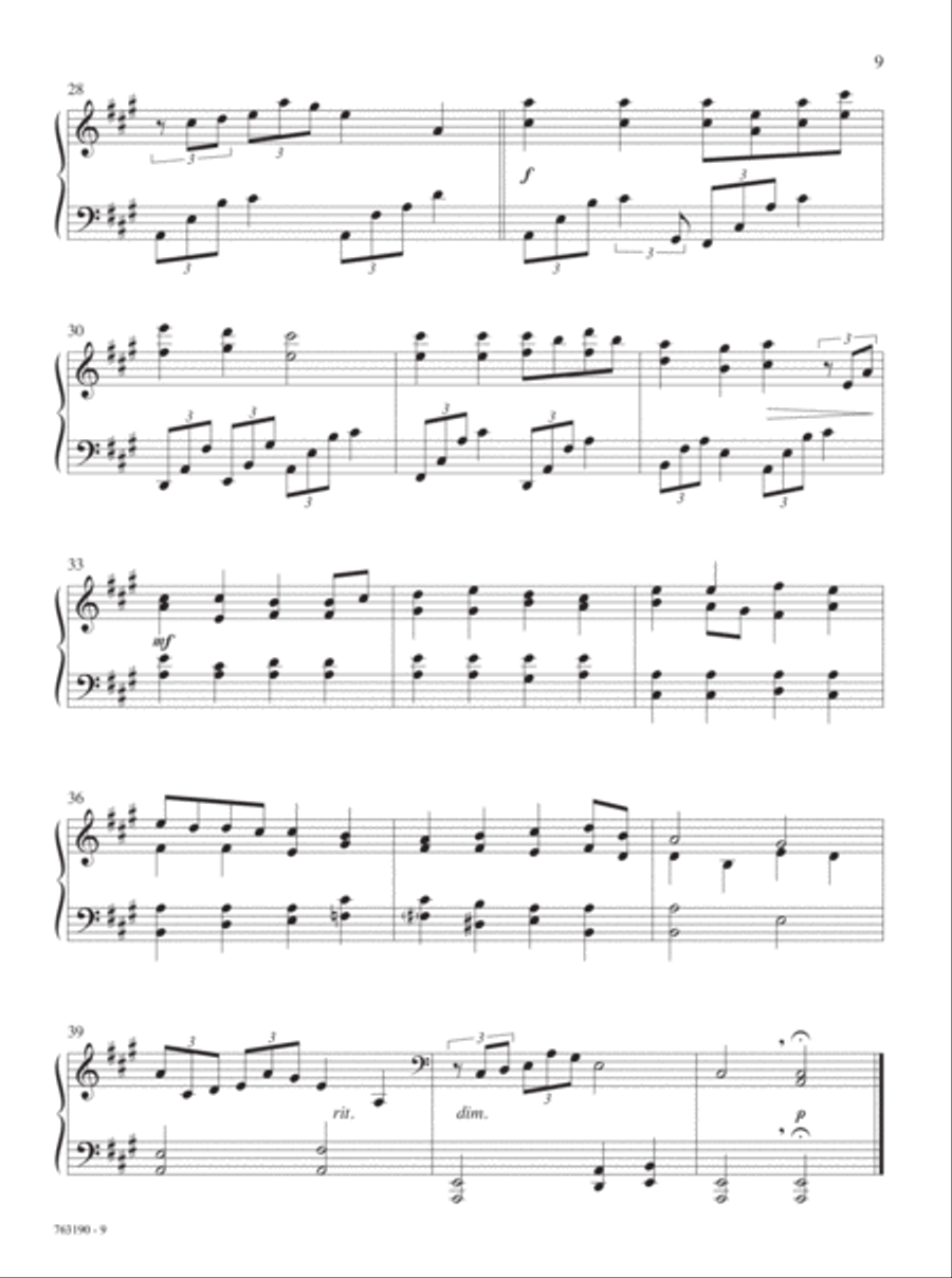 Simply Hymns Piano Solo scores gallery preview page 6