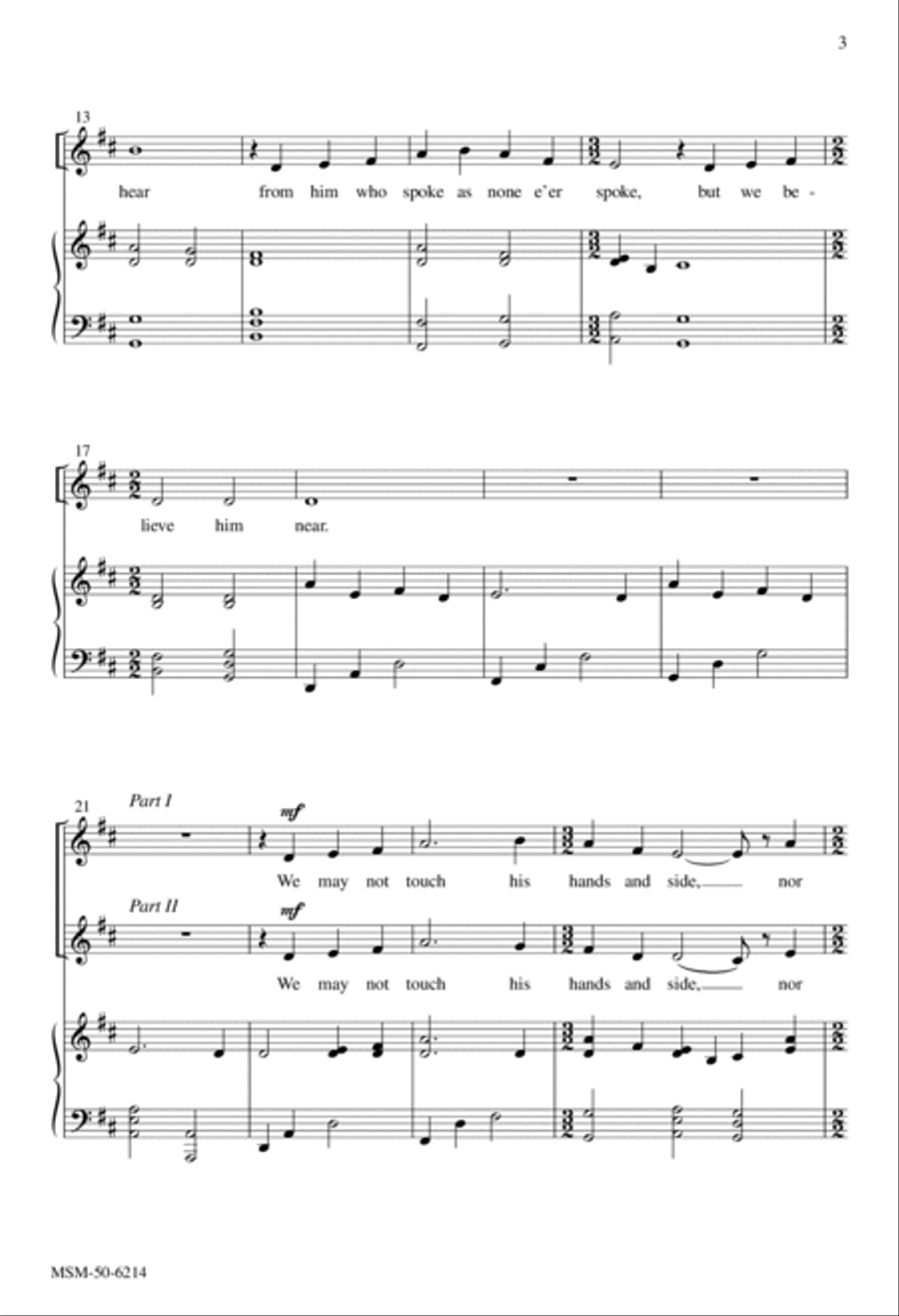 We Walk by Faith 2-Part scores gallery preview page 2
