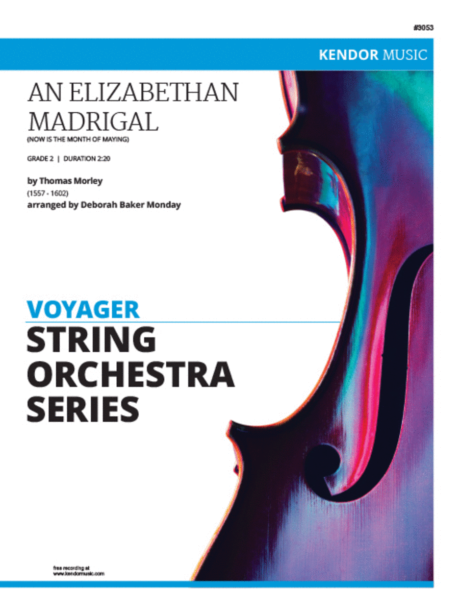 Elizabethan Madrigal, An (Now Is The Month Of Maying) String Orchestra scores gallery preview page 1