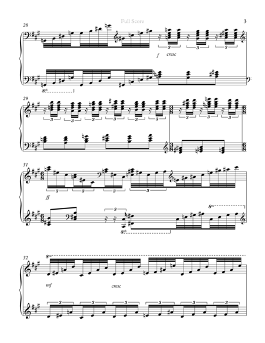 March Opus 33 Piano Solo scores gallery preview page 5