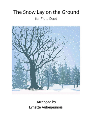 Book cover for The Snow Lay on the Ground - Flute Duet