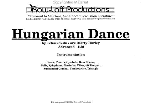 Hungarian Dance image number null