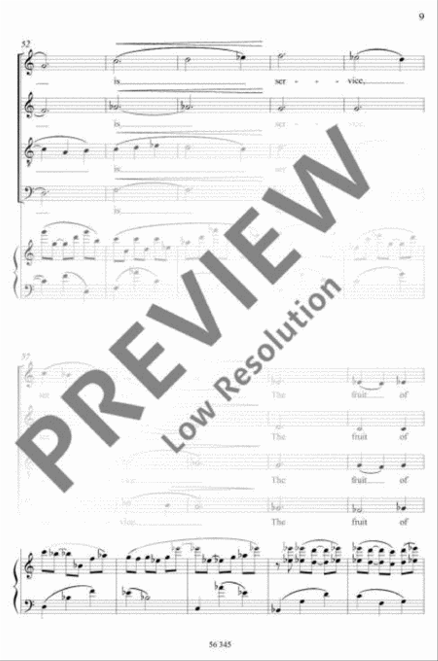 The Fruit of Silence The Fruit of Silence Mixed Choir scores gallery preview page 10