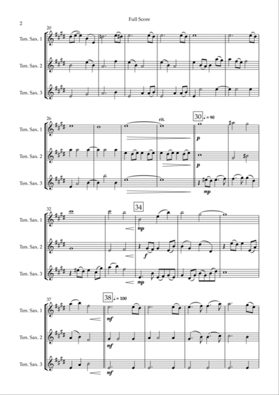 Jurassic Park Iii Woodwind Trio scores gallery preview page 2