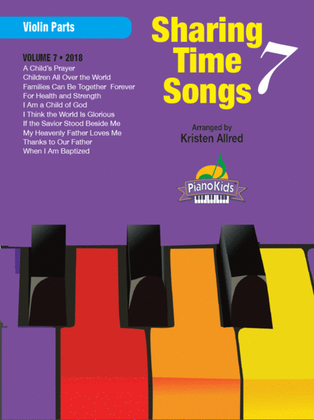 Book cover for Sharing Time Songs Vol. 7 (2018) - Violin Parts