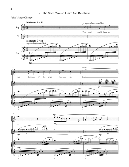 Songs of the Human Spirit (Score)