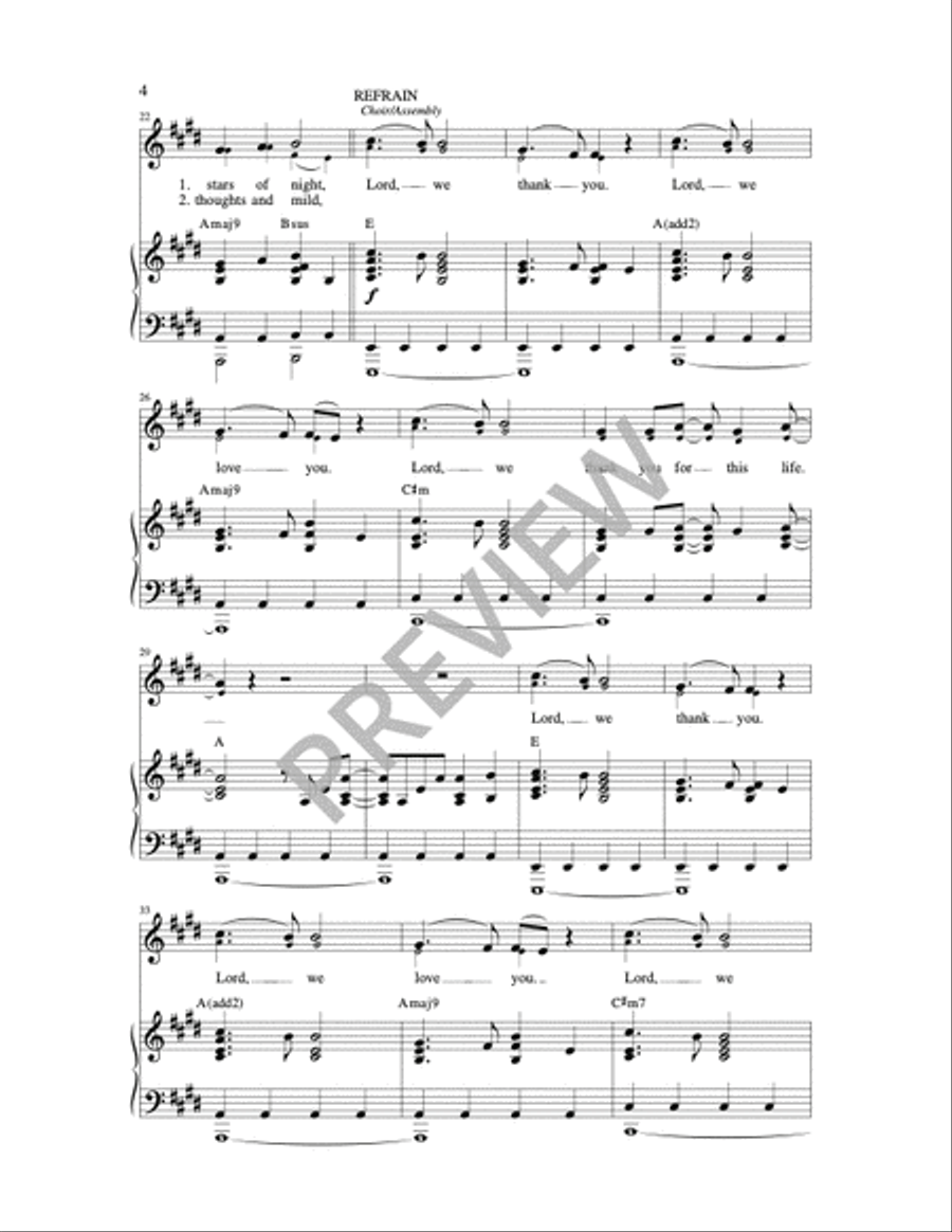 For the Beauty of the Earth 3-Part scores gallery preview page 8