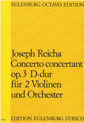 Book cover for Concerto concertant for 2 violins
