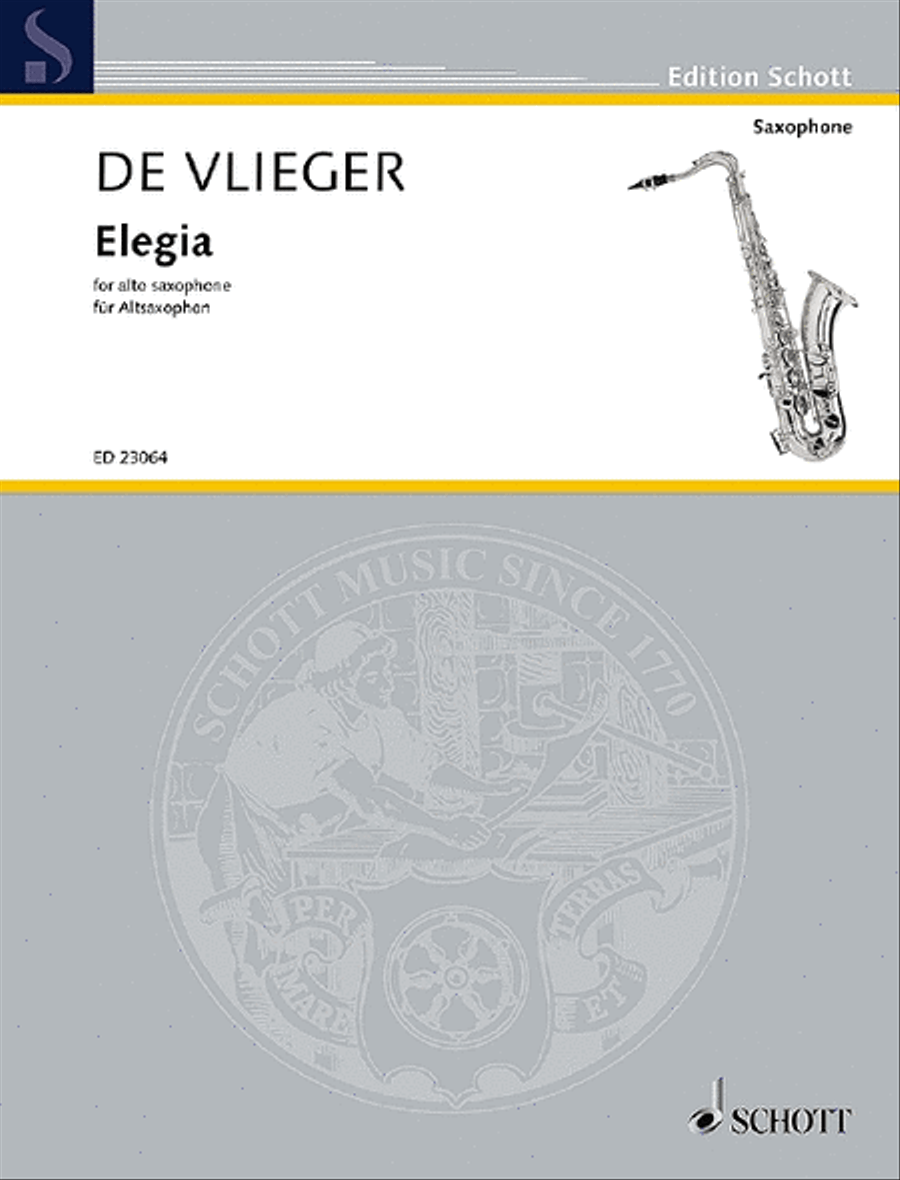 Elegia Elegia Alto Saxophone scores gallery preview page 1