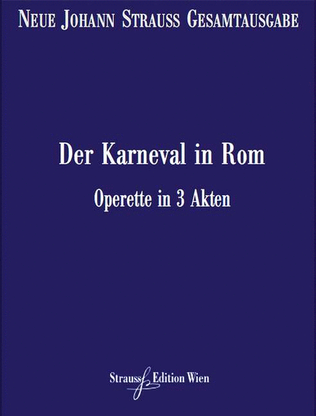 Book cover for Der Karneval in Rom RV 502A/B/C Series I/2/02