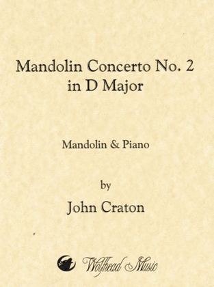 Mandolin Concerto No. 2 in D Major