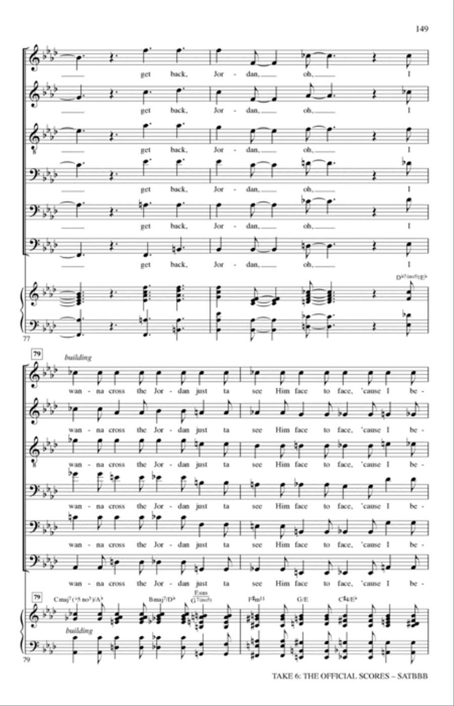 Get Away Jordan A Cappella scores gallery preview page 20
