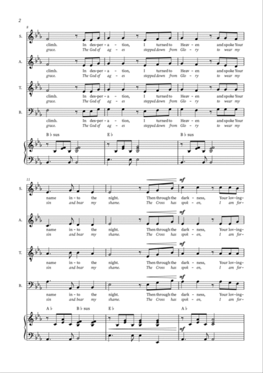 Living Hope 4-Part scores gallery preview page 2