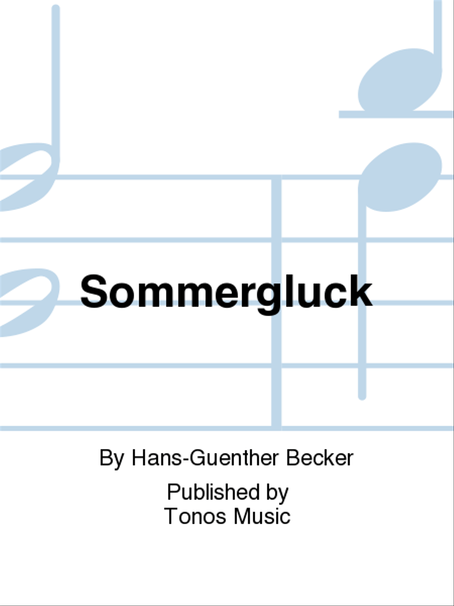Sommergluck TTBB scores gallery preview page 1