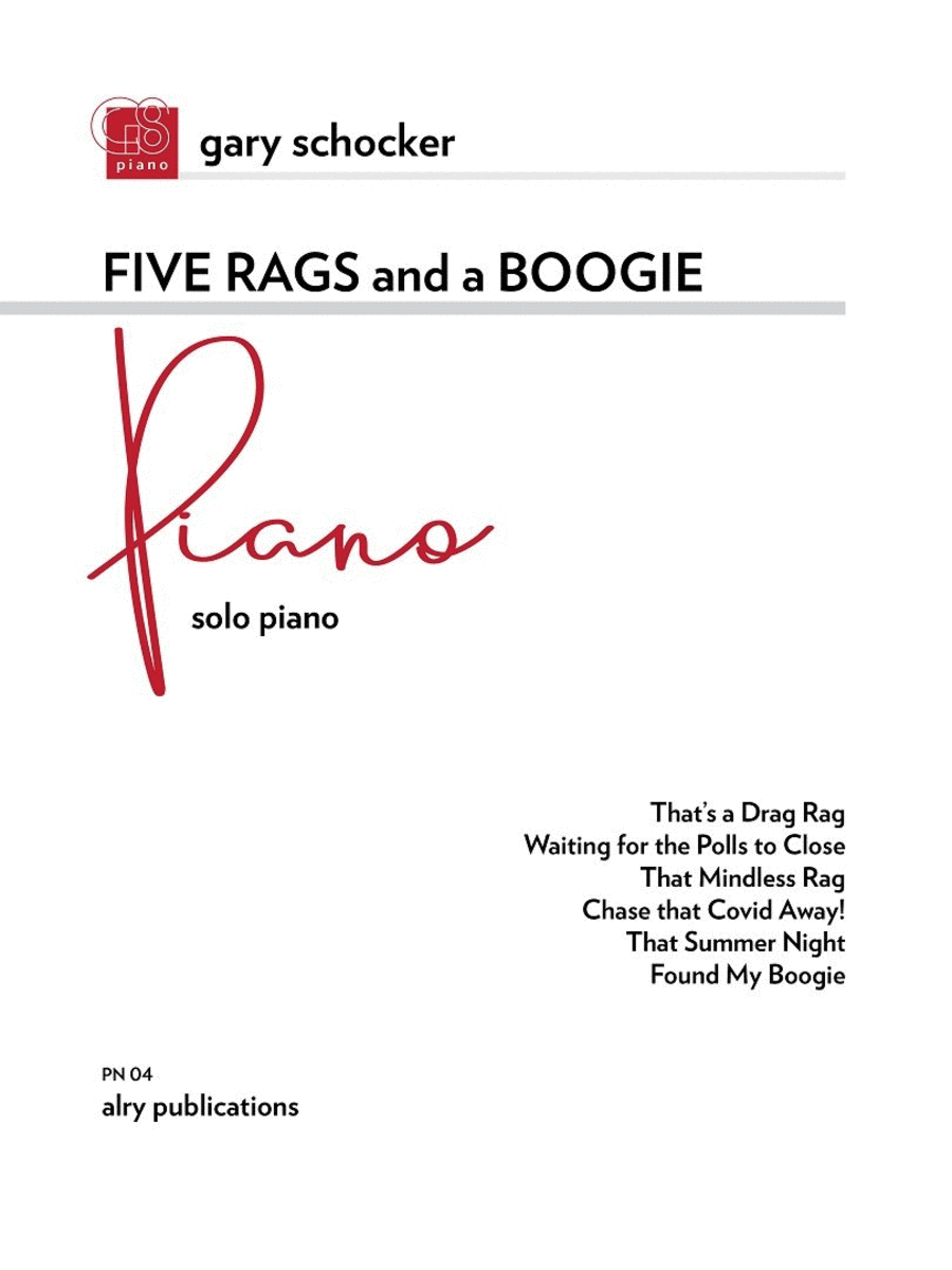 Five Rags and a Boogie for Piano