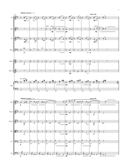 Gymnopedie No. 1 (for small chamber orchestra and solo violin)