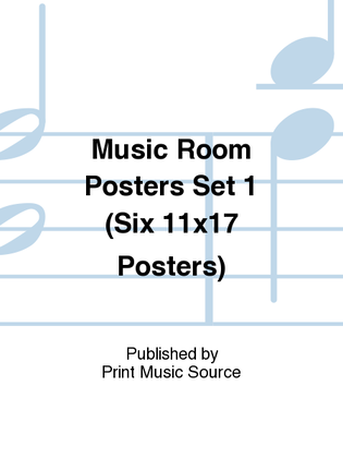 Music Room Posters Set 1 (Six 11x17 Posters)