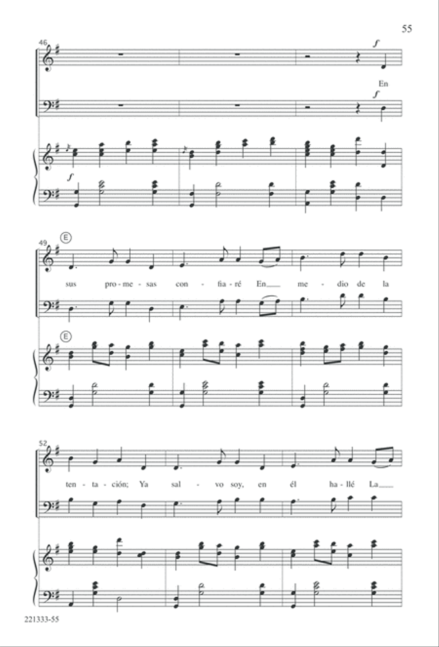 Siervos de Jesus Siervos de Jesus 4-Part scores gallery preview page 59