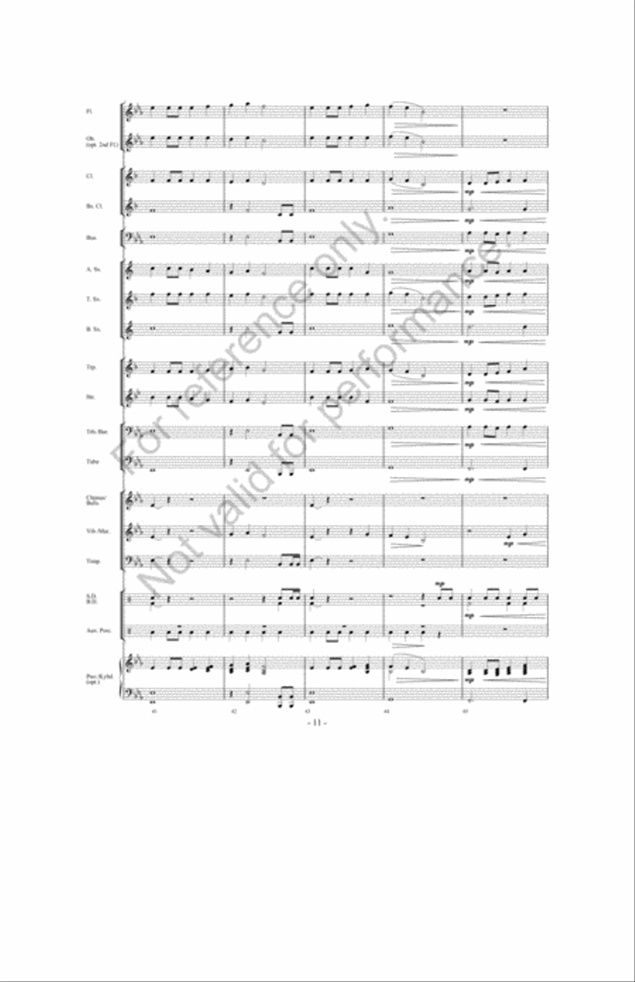 Journey To The Stars Concert Band scores gallery preview page 10