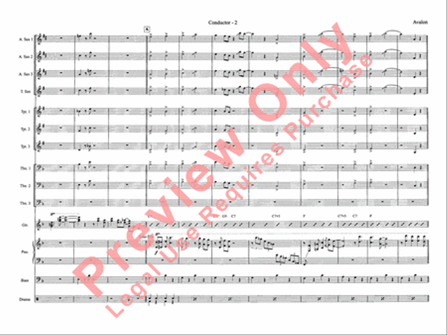 Avalon Jazz Ensemble scores gallery preview page 10