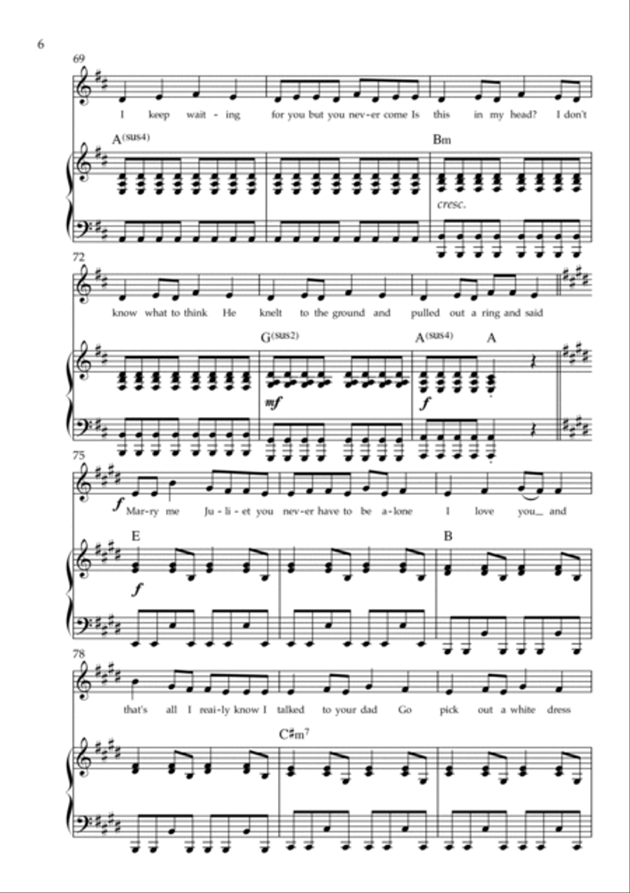 Love Story Voice scores gallery preview page 6
