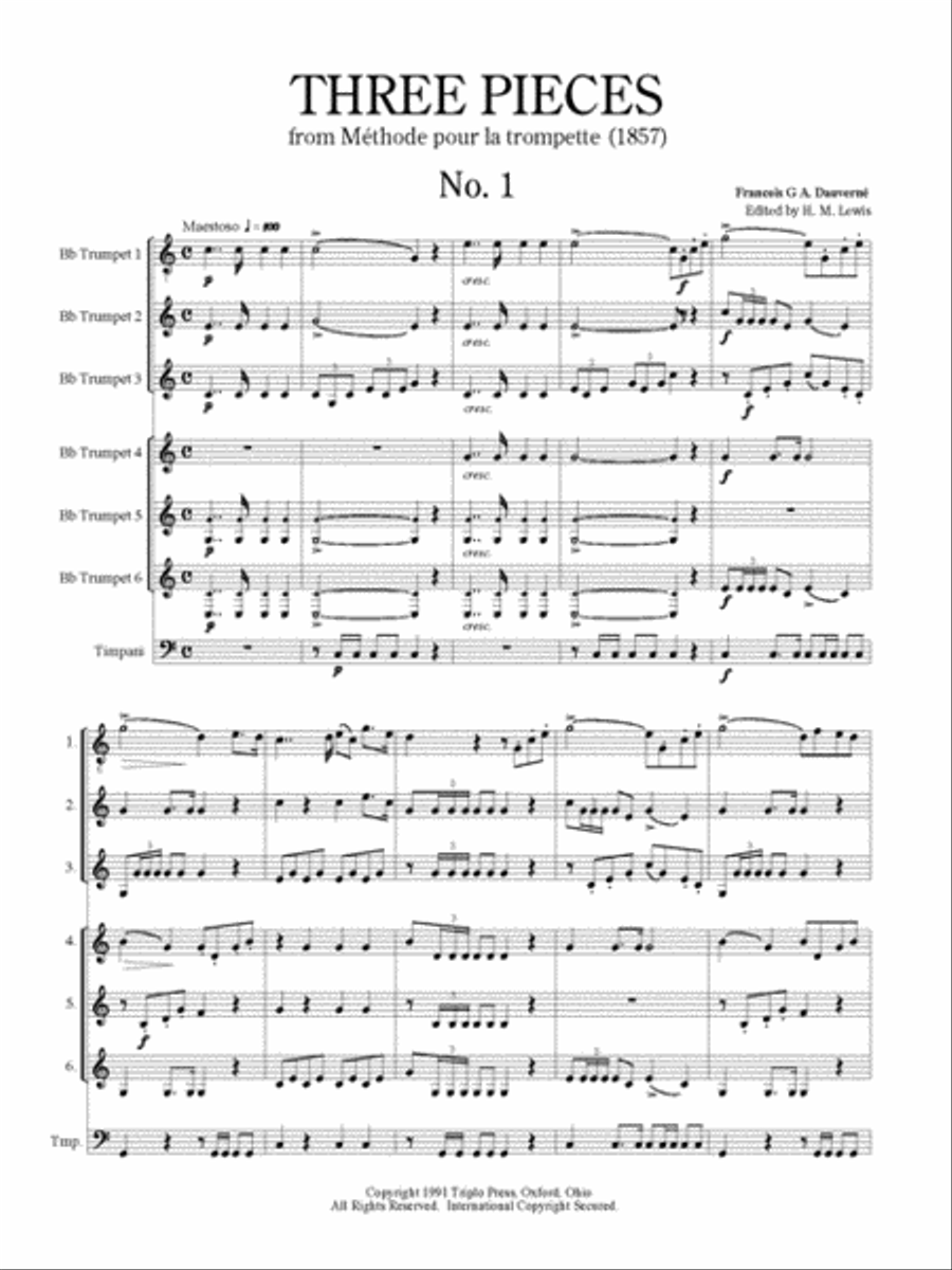 Three Pieces Small Ensemble scores gallery preview page 2