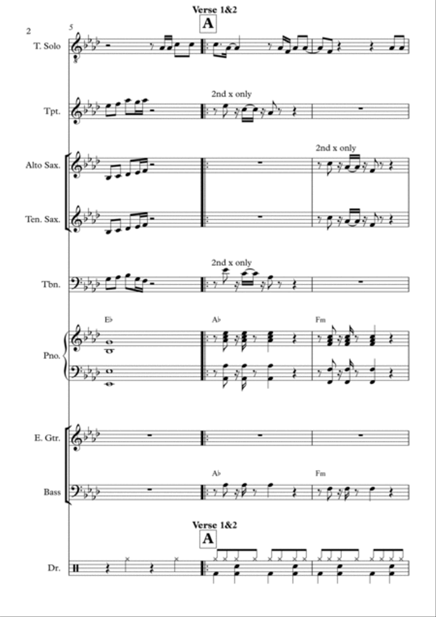 Green Green Grass Voice scores gallery preview page 2