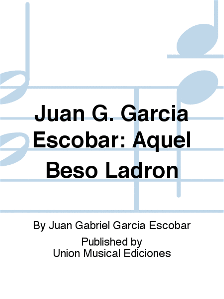 Aquel Beso Ladron Voice Solo scores gallery preview page 1