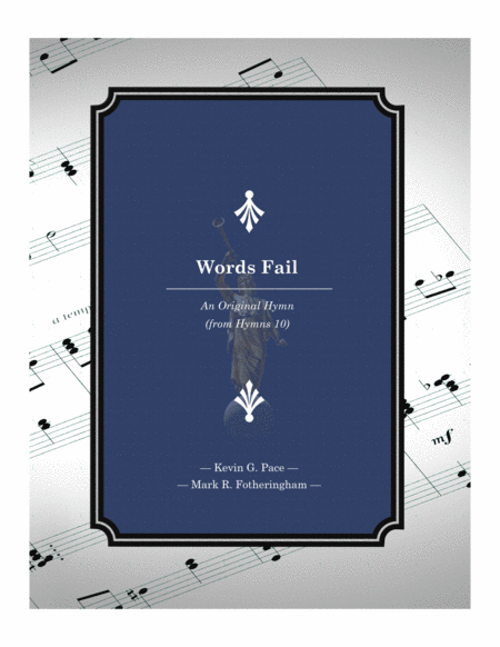 Words Fail - an original hymn for SATB voices image number null