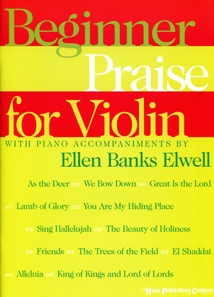 Book cover for Beginner Praise for Violin